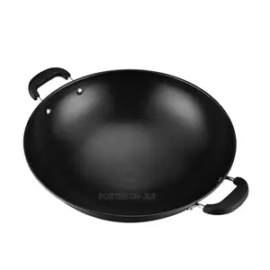Cast Iron Stainless Non-Stick Pot Round Thickened Wok