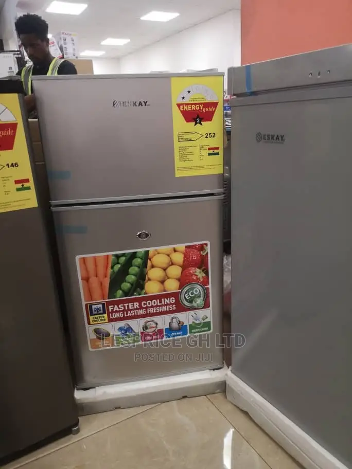 Perfect New Eskay Double Door Tabletop Fridge