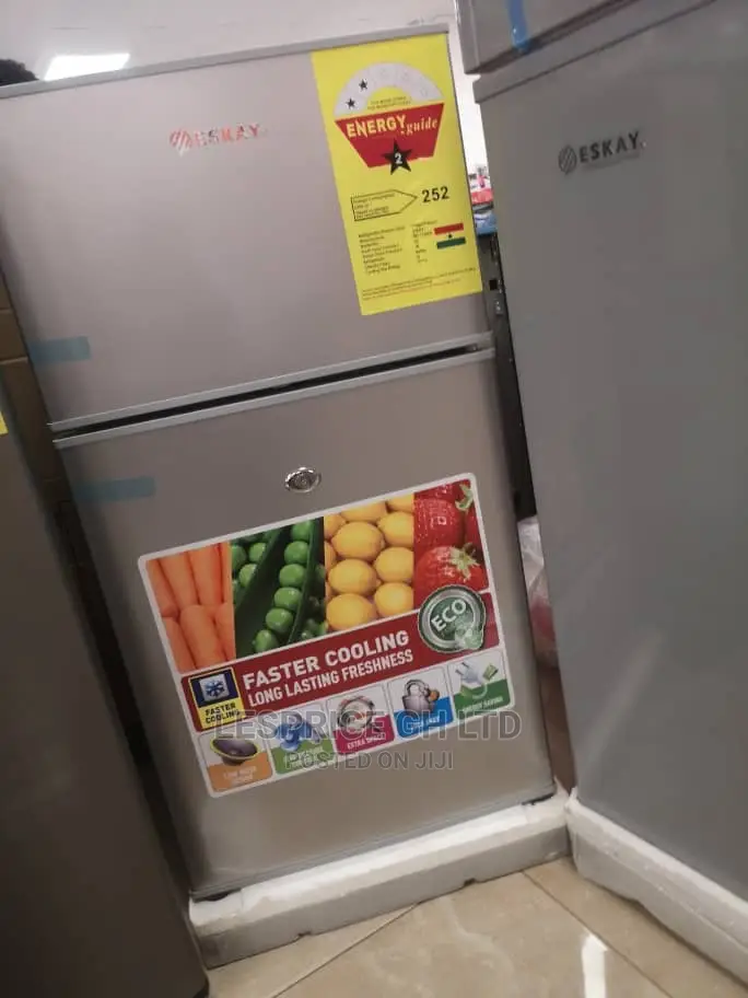 Powerful Eskay Double Door Tabletop Fridge
