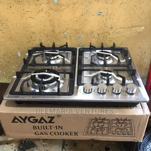 AYGAZ Built in 4 Burner Auto Ignition Stainless Top Gas Hob