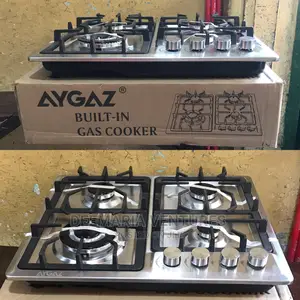 AYGAZ Built in 4 Burner Auto Ignition Stainless Top Gas Hob