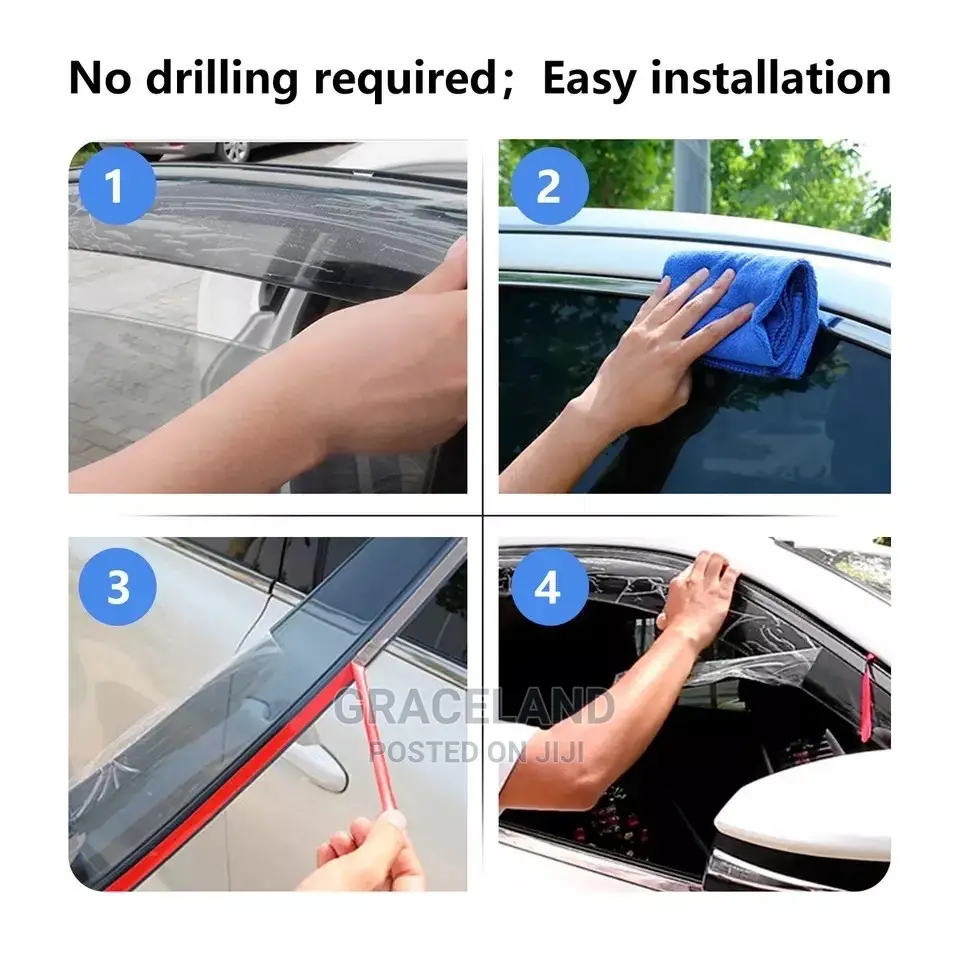 Original All Cars Window Visors Door Visors Sun Rain Guards