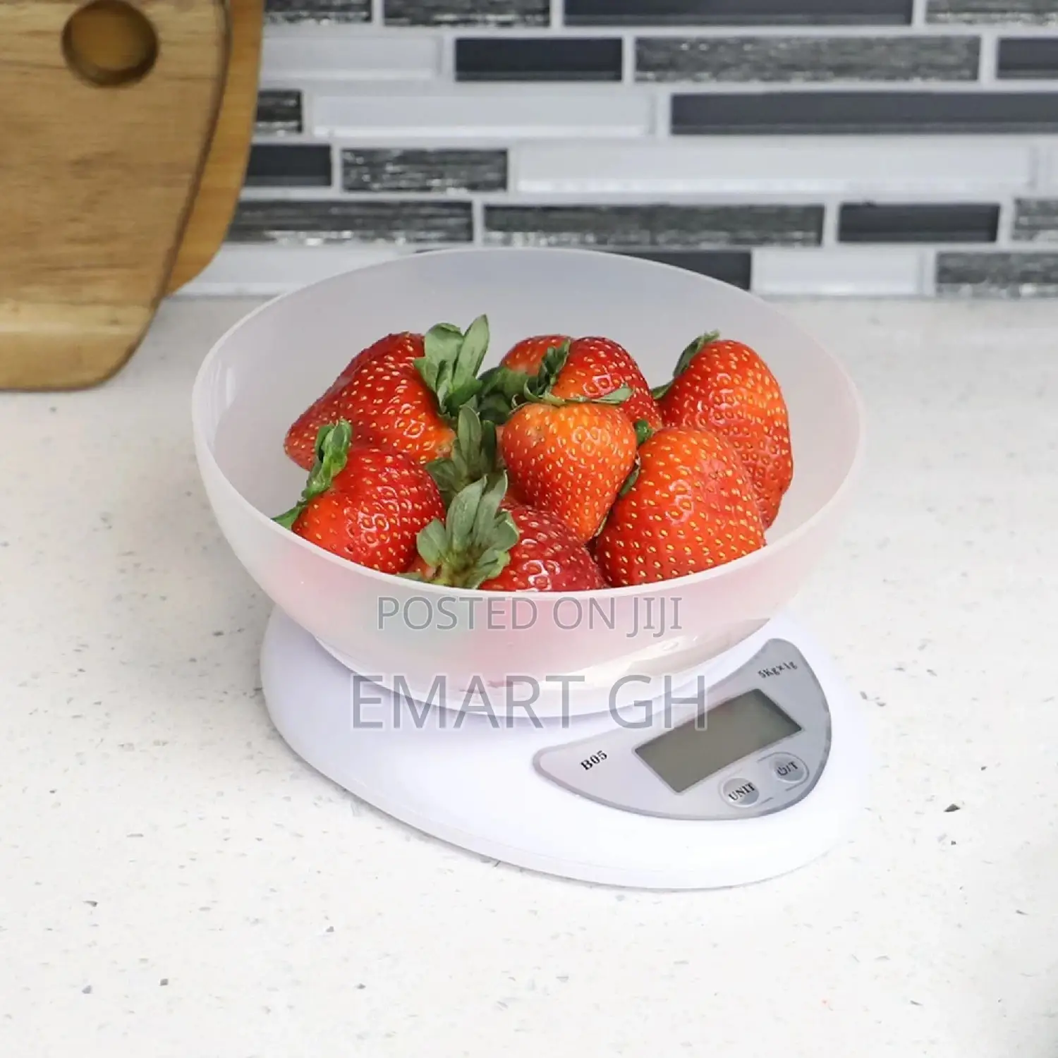Electronic Kitchen Scale - White