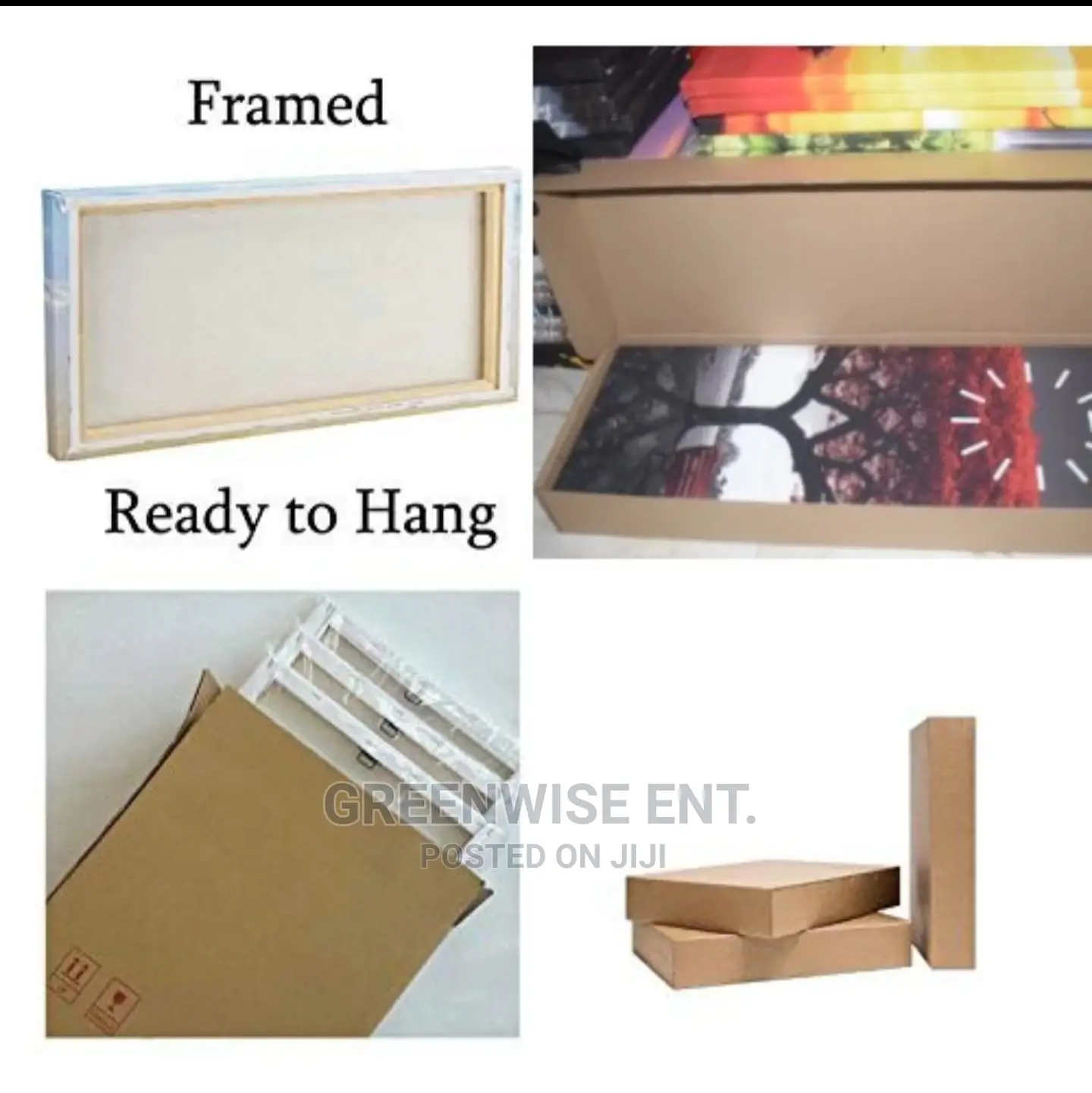 City Canvas Frame Wall Art