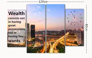 City Canvas Frame Wall Art