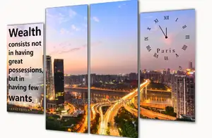 City Canvas Frame Wall Art