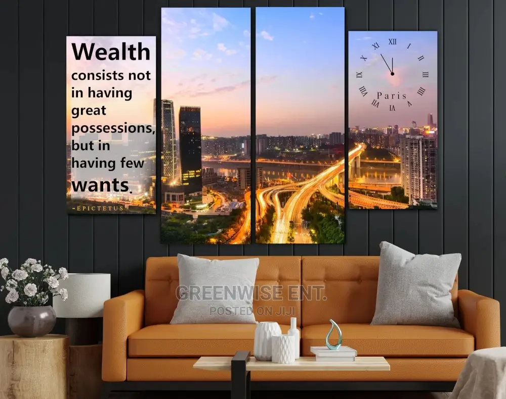 City Canvas Frame Wall Art