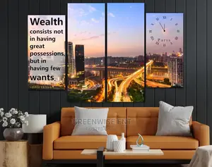 City Canvas Frame Wall Art