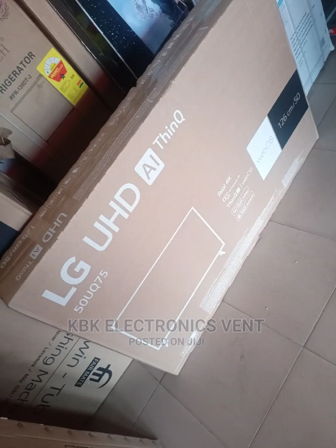 Lg 50"(50up7550pvg)Smart Uhd Satellite Digital Tv 2022 Model