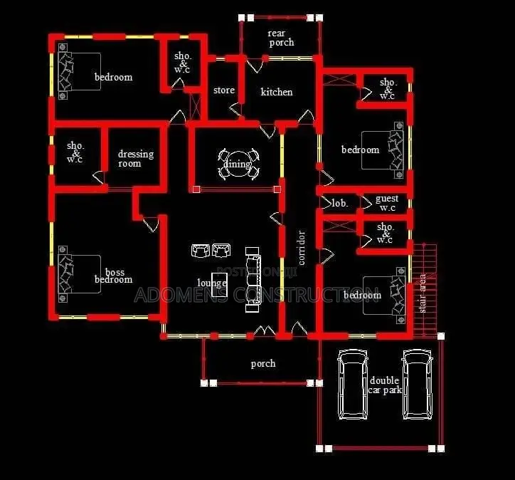 Architecture Drawings, 3D Drawings Structure Drawings