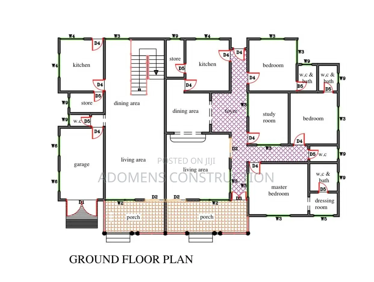 Architecture Drawings, 3D Drawings Structure Drawings