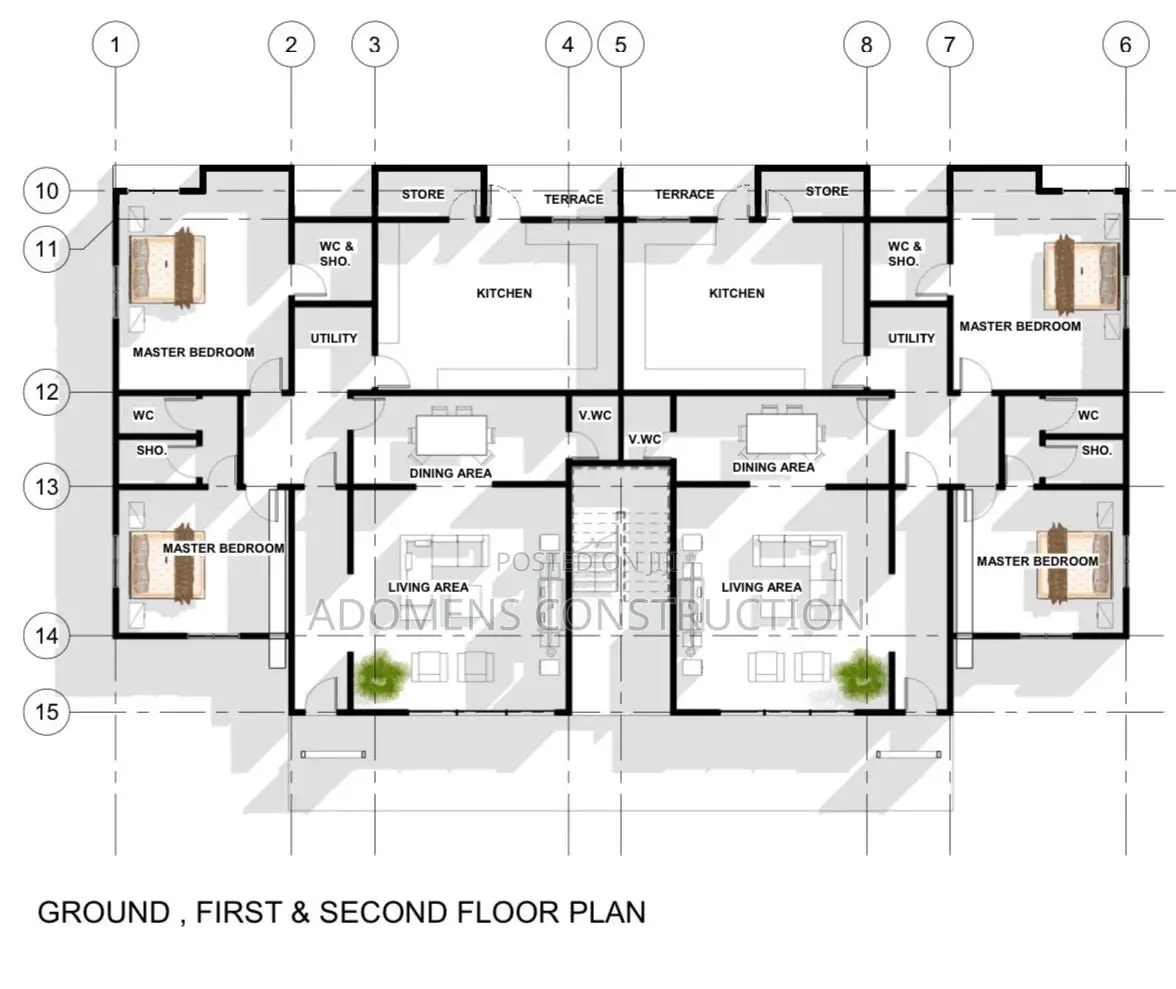 Architecture Drawings, 3D Drawings Structure Drawings