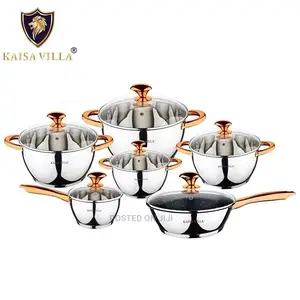 High Quality Kaisa Non-Stick Stainless Steel Thick Big Small