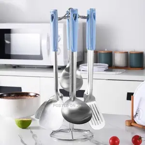 Stainless Stainless Blue Kitchen Tool Set