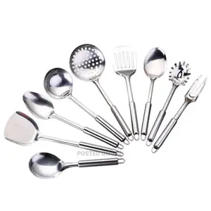 Stainless Steel Silver Kitchen Tool Set