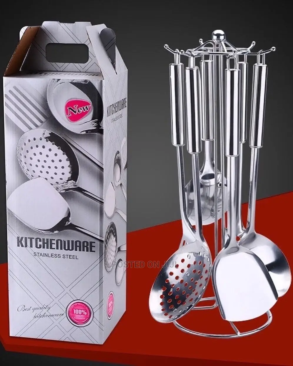 Stainless Steel Silver Kitchen Tool Set
