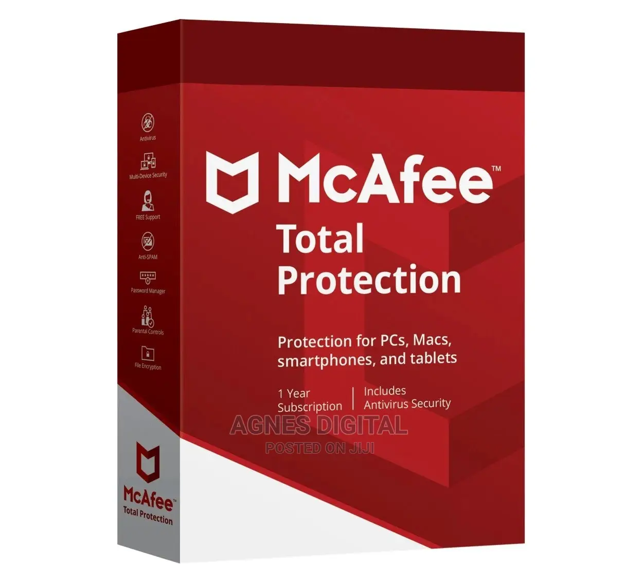 McAfee Total Protection Key 10pc 1 Year (Email Delivery)