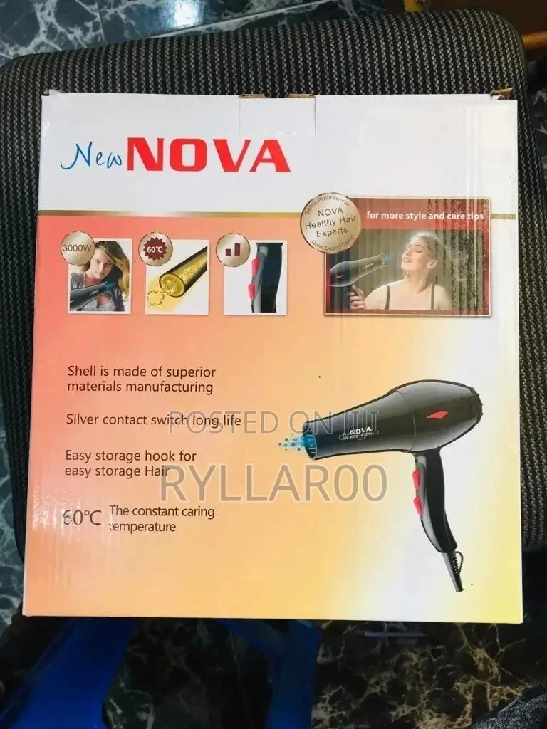 Nova Professional Hair Dryer and Accessories