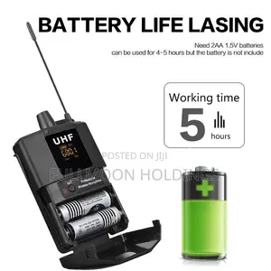 Professional Dual UHF Wireless Lavalier Lapel Microphone