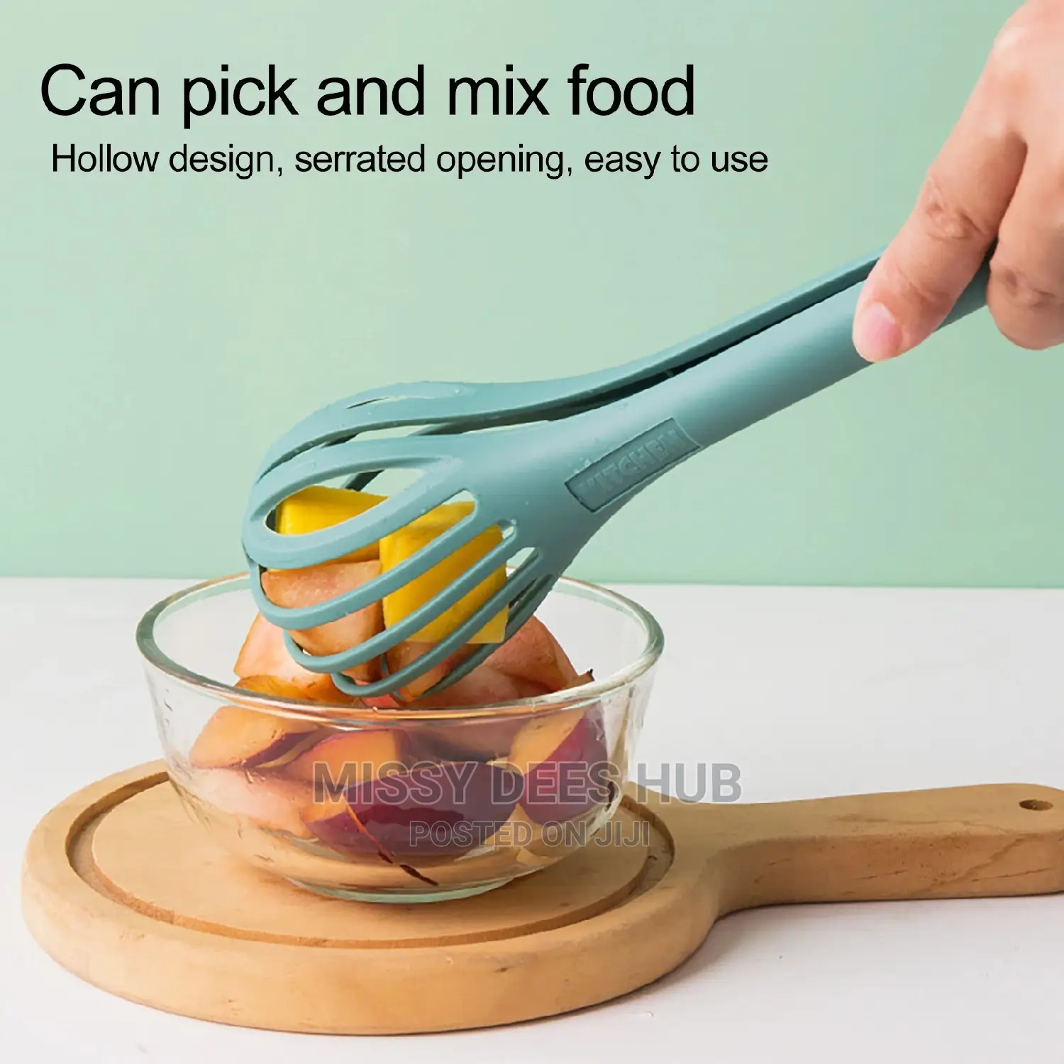Multifunctional Plastic Tongs/ Egg Beater