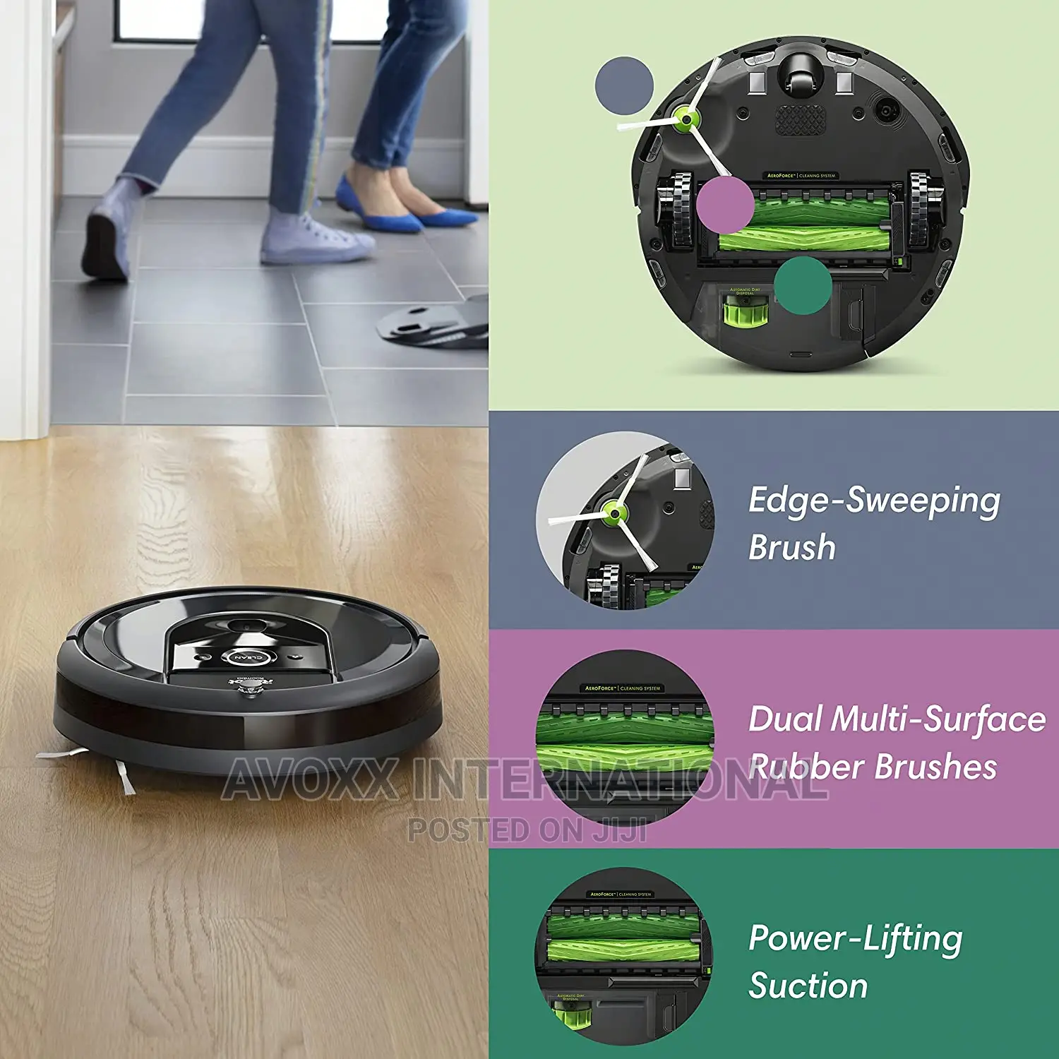 Irobot Roomba I7+(7550) Vacuum W/Automatic Dirt Disposal