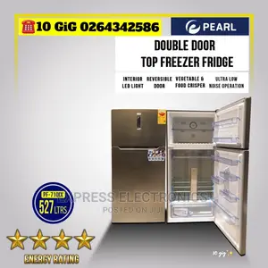 Awesome Pearl 527 Litres Dd Top Freezer Fridge [Pf-710ix]