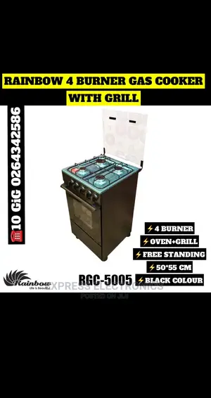 4burner Rainbow Gas Cooker [Rgc-5005]