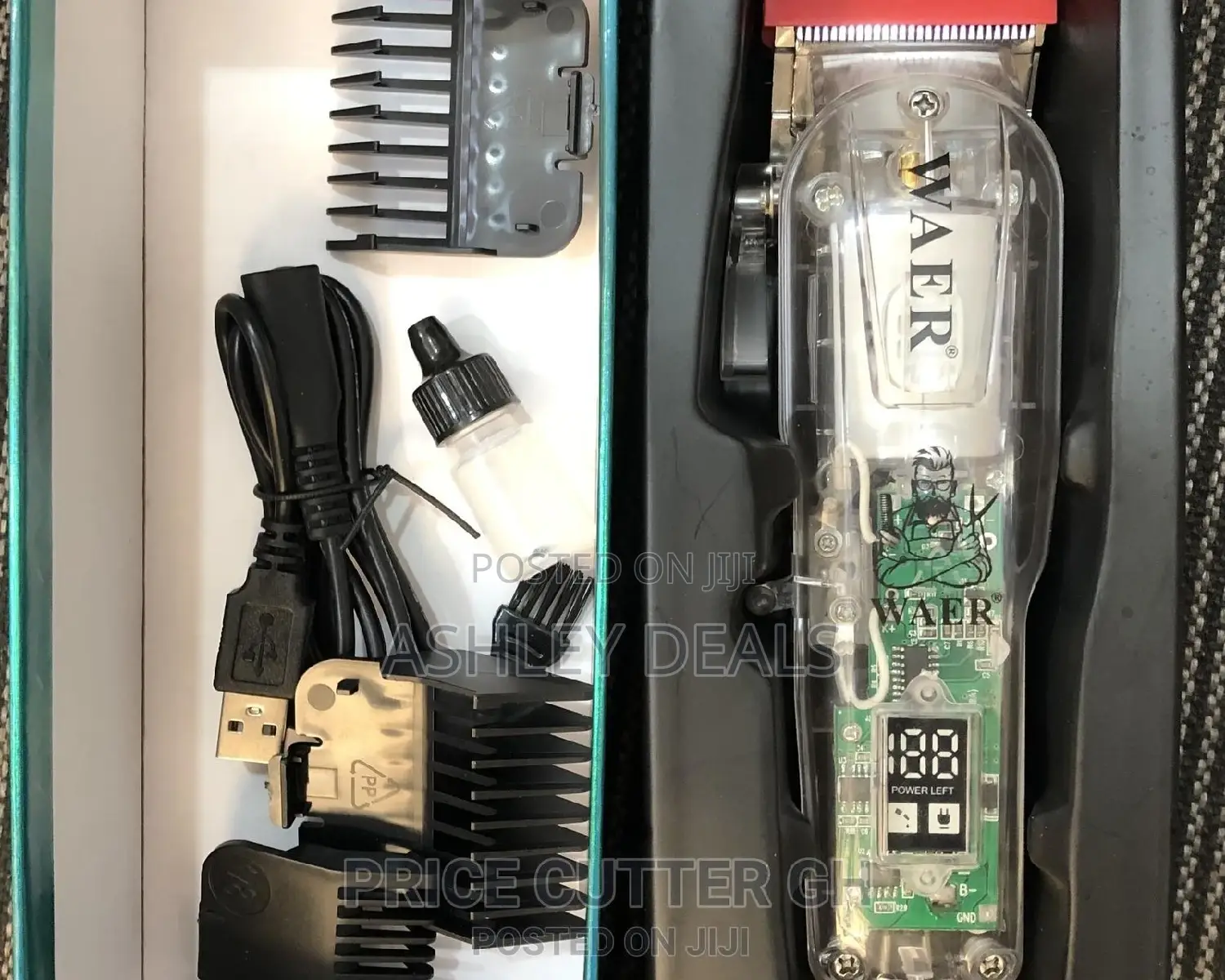 Transparent Hair Clipper