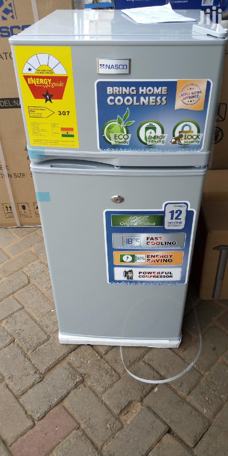 Nasco 95litres Double Door Refrigerator