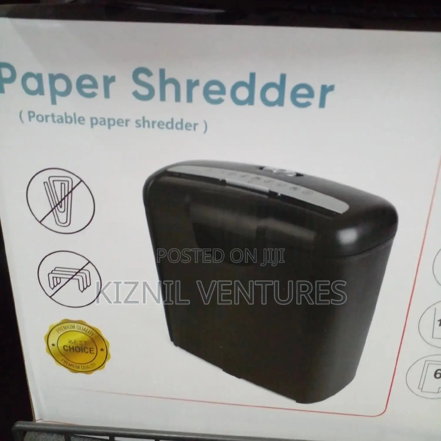 Portable Paper Shredder