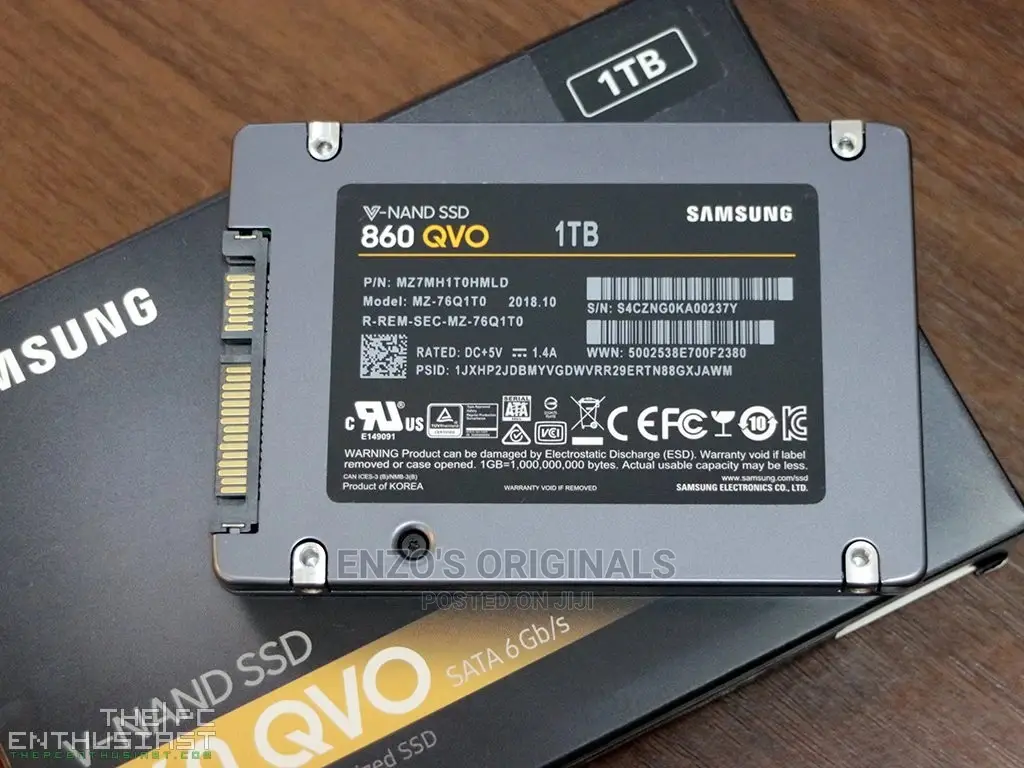 1tb Ssd 2.5inch Sata Samsung 870 Qvo Original