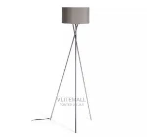 Habitat Tripod Floor Lamp - Grey and Chrome