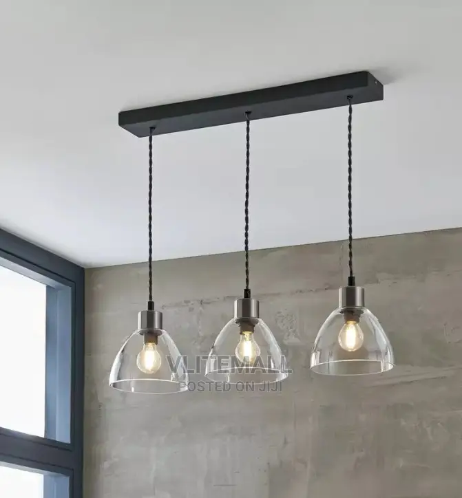 Habitat Kanso Glass 3 Pendant Ceiling Light