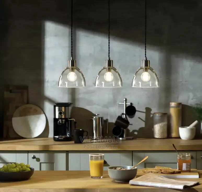 Habitat Kanso Glass 3 Pendant Ceiling Light