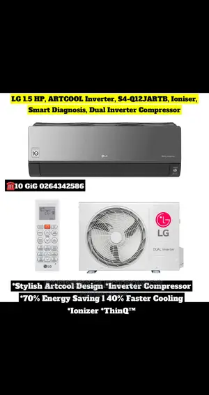 Best LG Artcool Inverter AC 1.5hp (S4-Q12JARTB)Split System