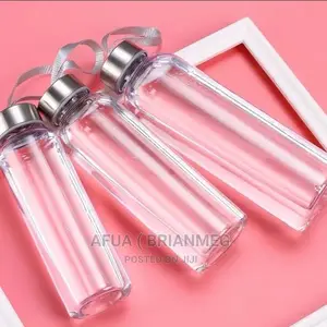 Soda Lime Bottle With Strap(Mason Jar)