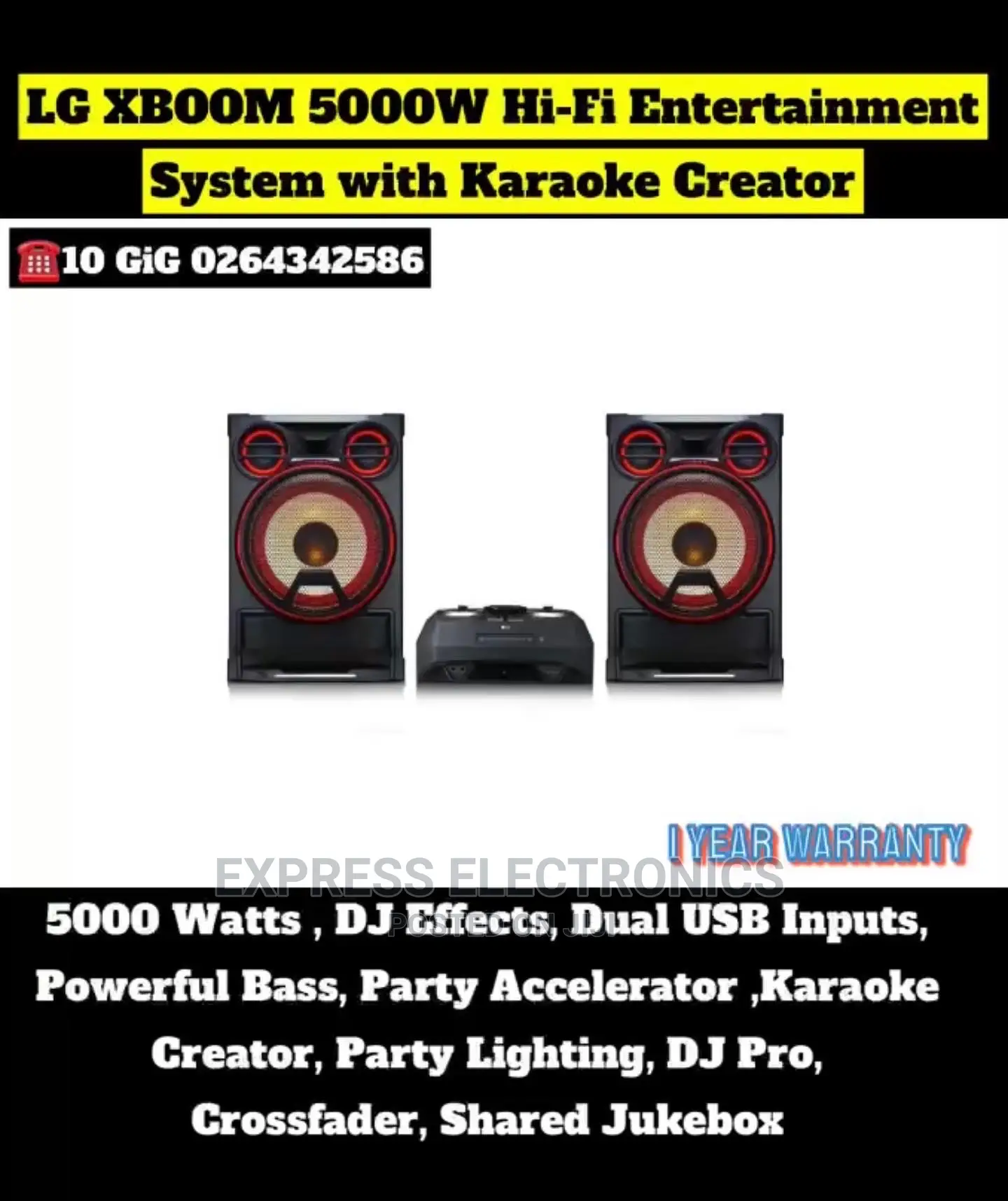 Best Quality LG Ck99 5000W X-Boom Hifi
