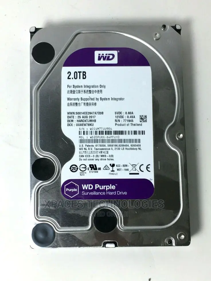 2TB Surveillance Hard Drive For Nvr/ Dvr in Madina Computer Hardware