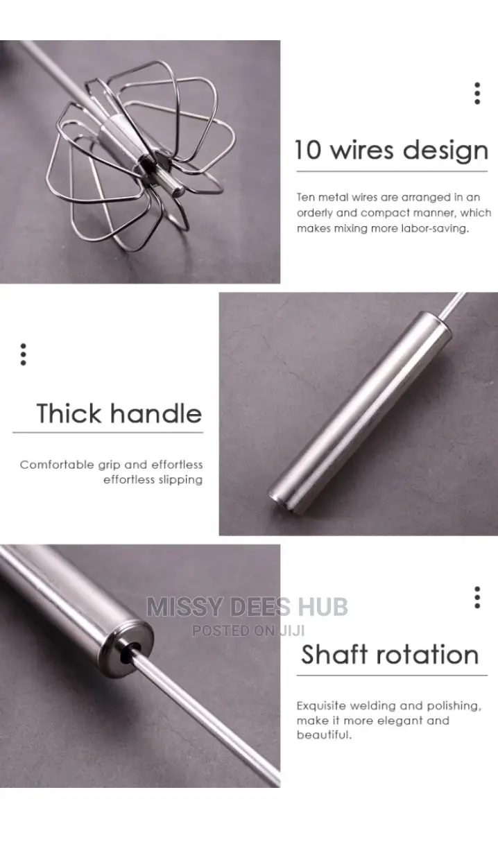 Hand Push Whisk