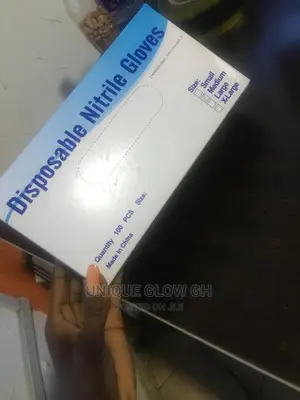 Disposable Nitrile Blue Fits Well, Tight