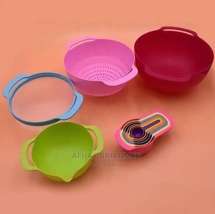 10pis Mixing Bowl With Measuring Cups