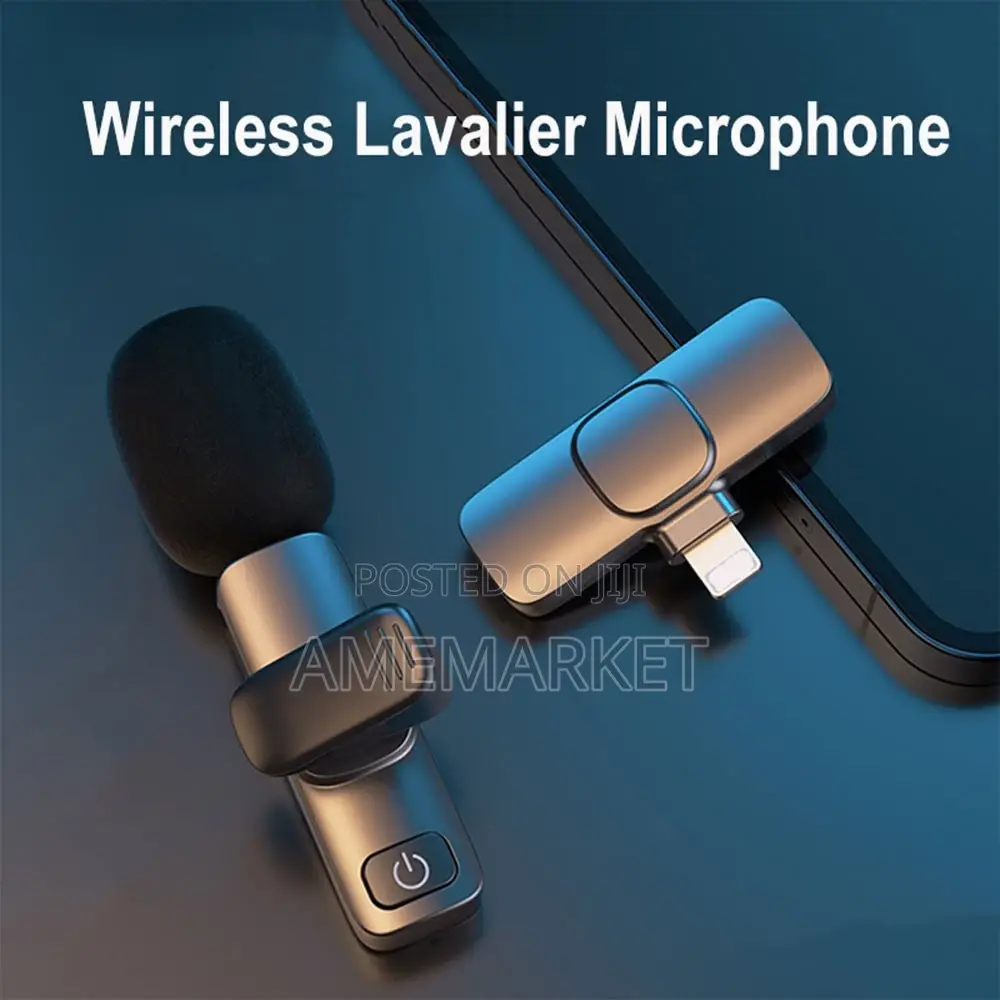 iPhone Wireless Lavalier Microphone Audio Video Recording