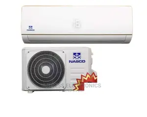 Nasco Split Air Conditioner White 1.5hp+ Free Wall Mount