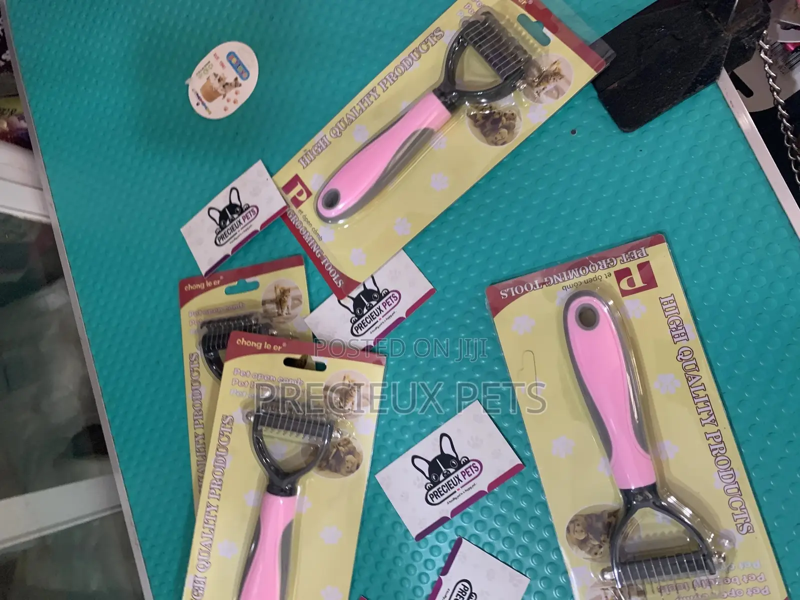 Metallic Blade Comb for Long Coat