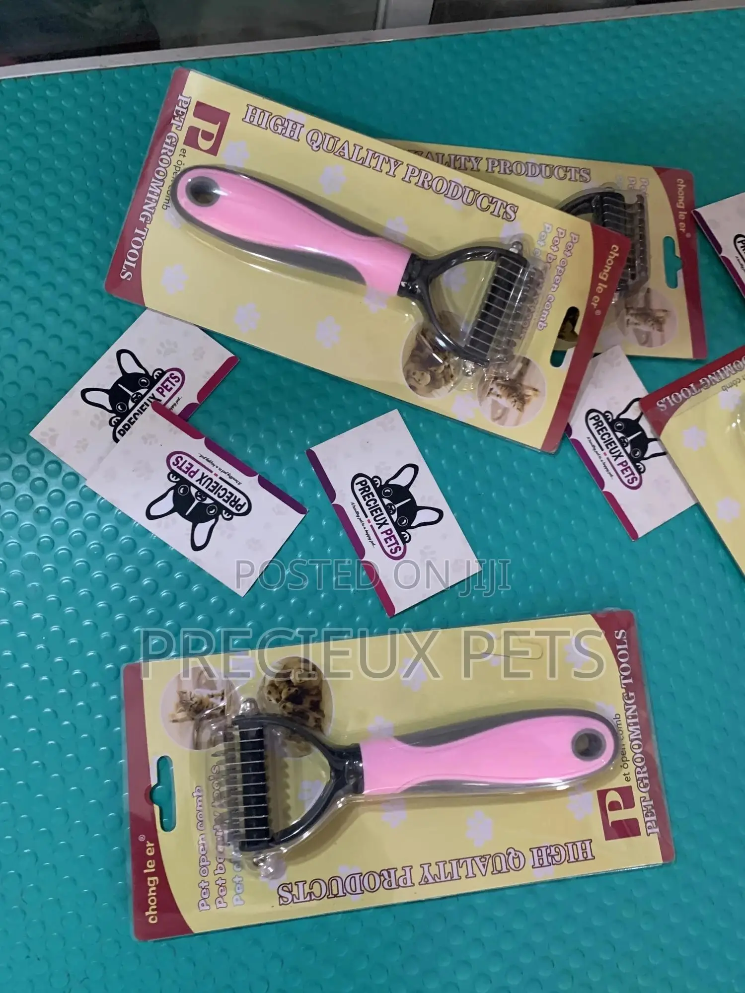 Metallic Blade Comb for Long Coat