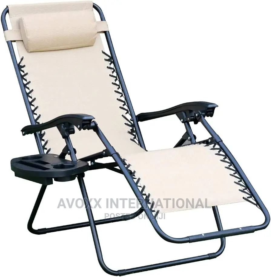 WEGO Gravity Chair, Lawn Chair Folding Recliner Lounge Chair