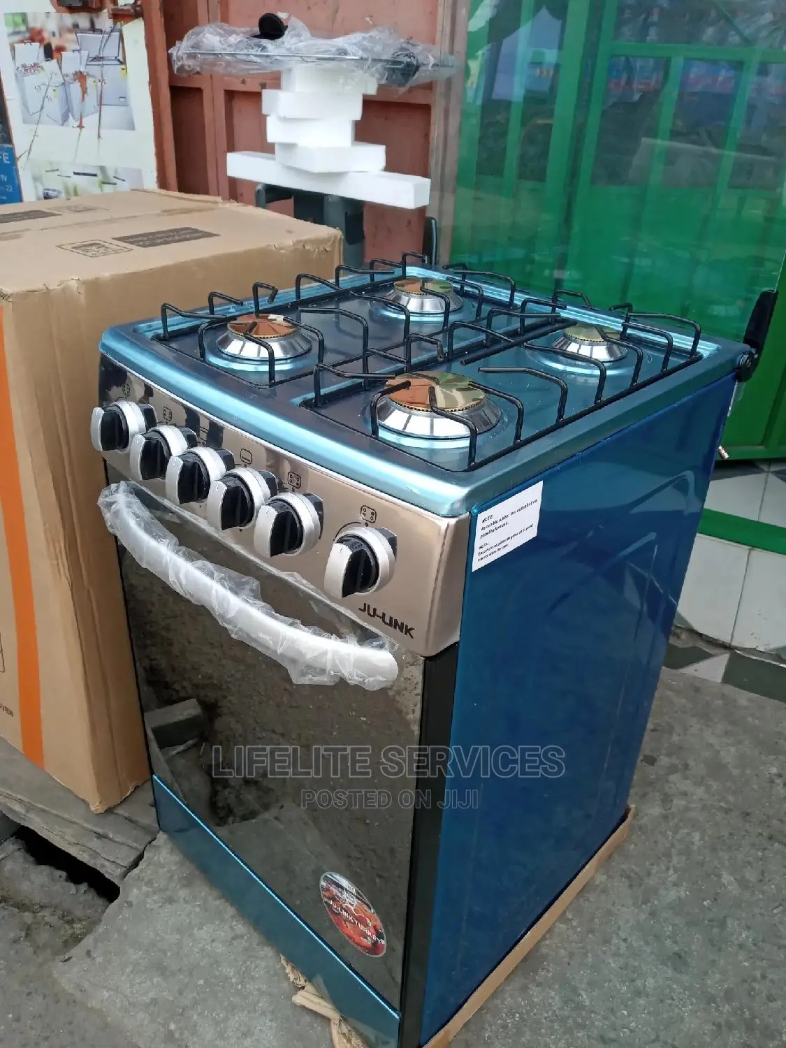 Gas Cooker With Grill(Ju-Link)