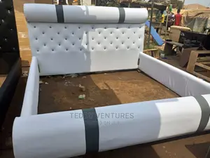 Quality Queen Sized Stuffed Bedframe(Payment After Delivery)