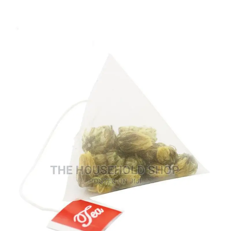 White Biodegradable Heat Seal Empty Tea Bags 5×6cm (100pcs)