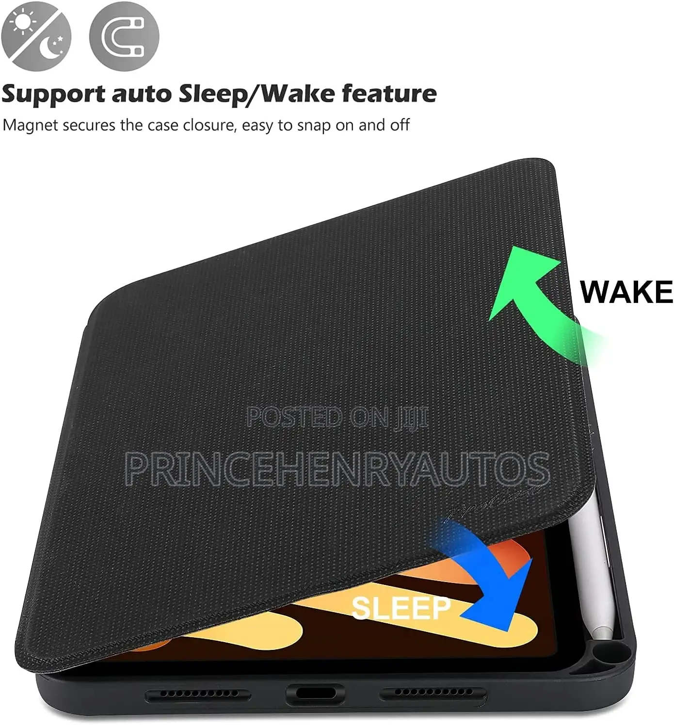 Procase New iPad Mini 6 Case With Pencil Holder